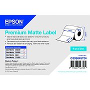 Premium Matte Label - Die-cut Roll: 102mm x 152mm, 800 labels_1