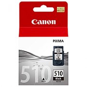 Cartus Cerneala Original Canon Black, PG-510, pentru Pixma IP2700|MP230|MP240|MP250|MP260|MP270|MP280|MP282|MP480|MP490|MP495|MX320|MX330|MX340|MX350|MX360|MX410|MX420, , incl.TV 0.11 RON, 