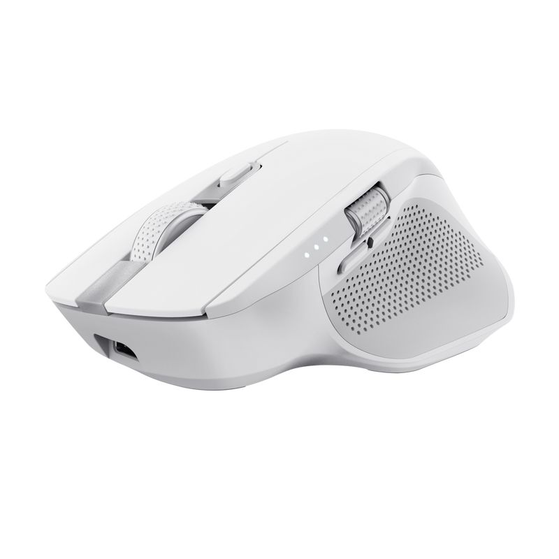 Mouse Trust Ozaa+, wireless RF 2.4GHz, bluetooth, conectivitate USB 1.1, 2.0, 3.0, rezolutie maxima 3200 DPI, alb_2