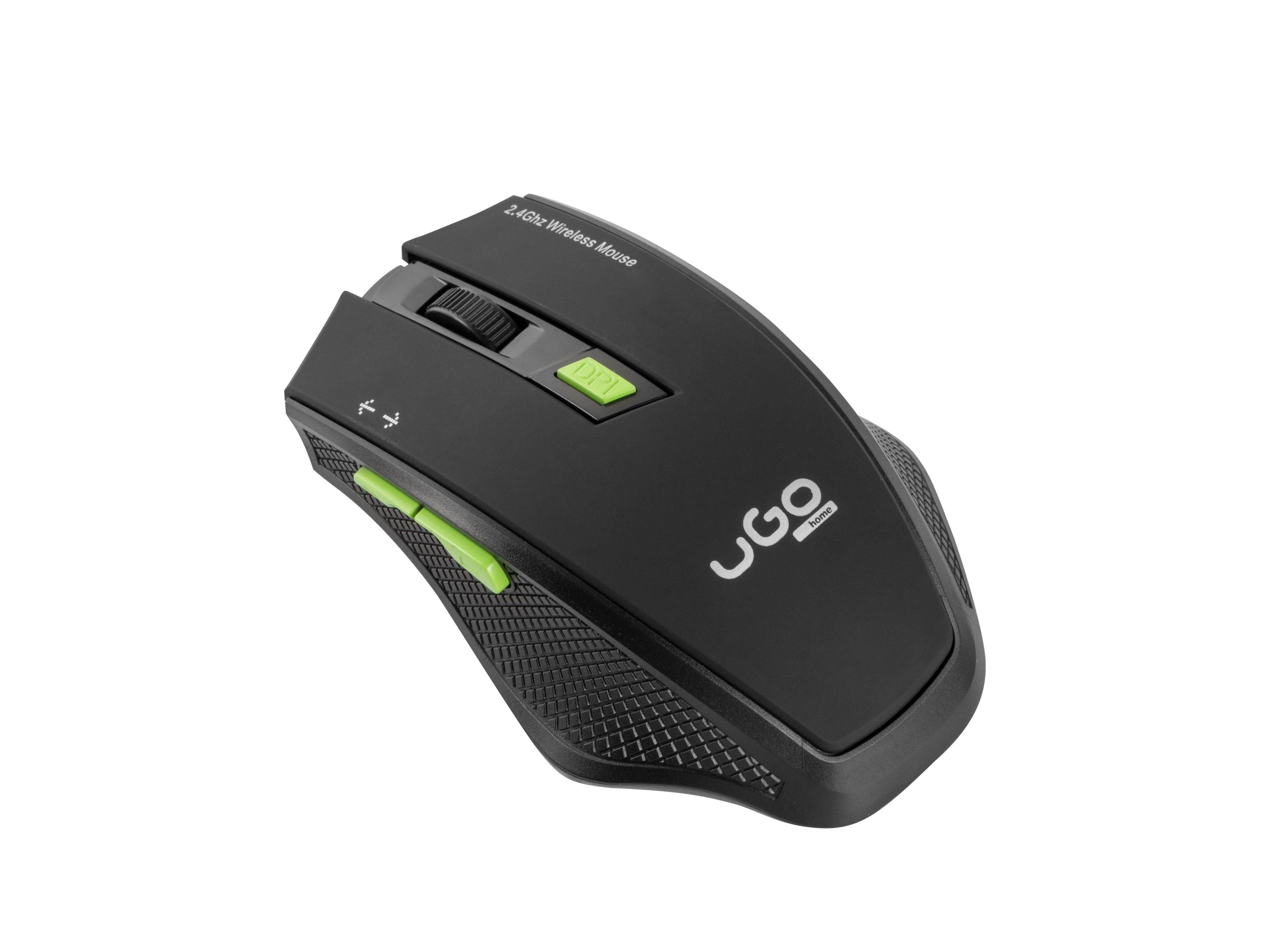 NATEC UMY-1077 UGO wireless Optic mouse MY-04 1800 DPI, Black_2