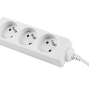 LANBERG PS0-03E-0300-W Lanberg 3M White 3X 230V Lanter EXTENSION PL. CABLE FROM FULL COPPER_1