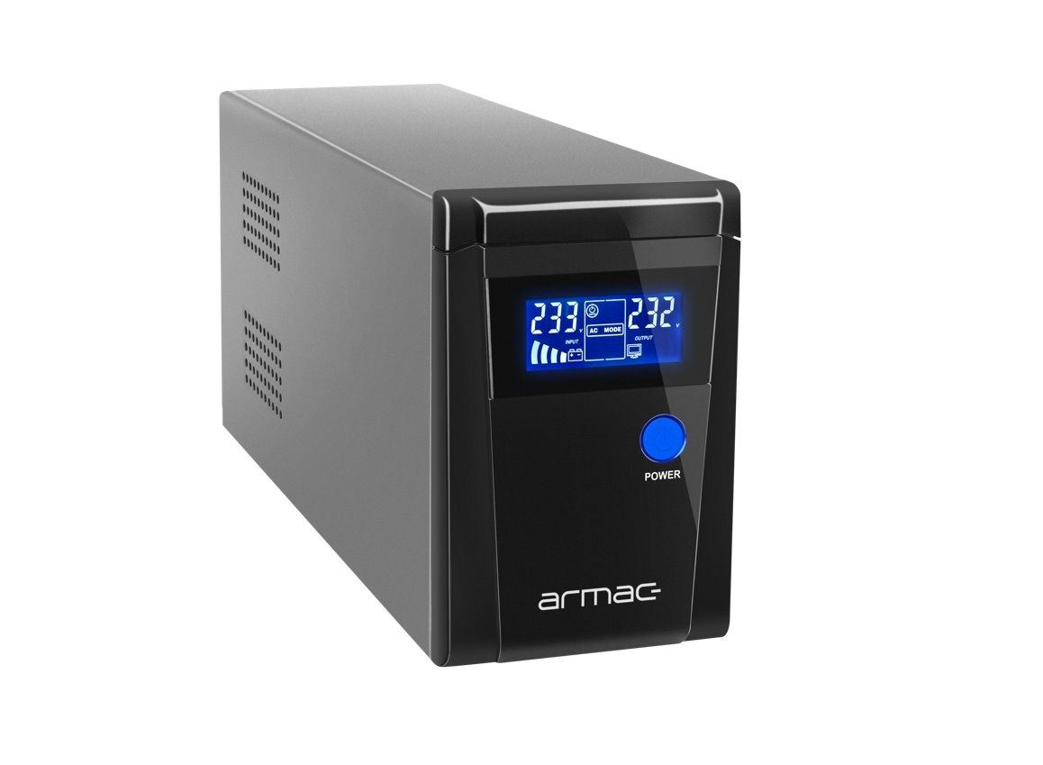 ARMAC O/850F/PSW Armac UPS Office Pure Sine Wave 850VA LCD 2x schuko 230V, metal case_4