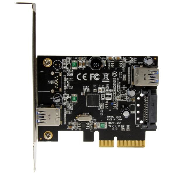 2PORT USB 3.1 10GBPS CARD PCIE/CARD W/ EXT + INT PORTS 10GBPS_3