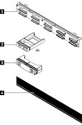 Backplane 1U 10x2.5