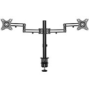 DESK MOUNT DUAL MONITOR ARM/UP TO 32IN MONITORS DUAL SWIVEL_2