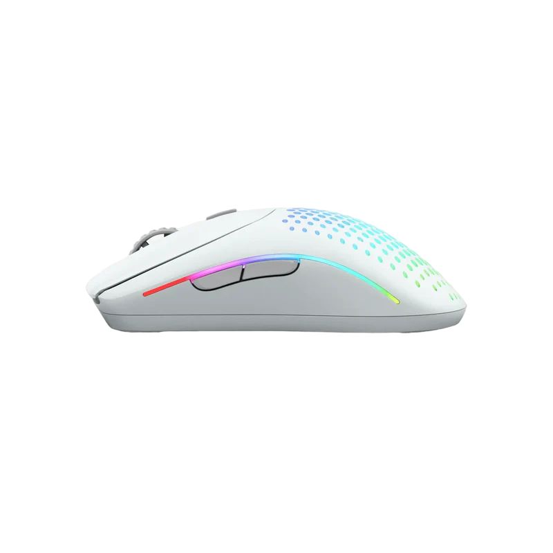 Model O 2 Wireless, 26000 DPI, RGB, Ultralight 68g, Hybrid 2.4GHz, Bluetooth, 6 butoane, Alb_3