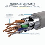 10M CAT6A ETHERNET CABLE GREY/GREY - SHIELDED COPPER WIRE_7