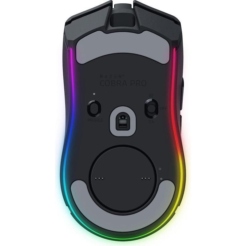 Mouse Razer Cobra Pro wireless, rezolutie 30000 dpi autonomie baterie pana la 100h (1000Hz), pana la 30h (4000Hz*), pana la 170h (Bluetooth), alb_4