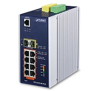 PLANET IGS-6325-8UP2S switch-uri Gestionate L3 Gigabit Ethernet (10/100/1000) Power over Ethernet (PoE) Suport Aluminiu, Negru_1