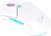 Mouse HyperX Pulsefire Haste Core 2 Wireless, rezolutie maxima 12000 DPI, conectivitate 2.4GHz Wireless / Bluetooth 5.2, polling rate pana la 1000 Hz, durata de viata baterie pana la 100 de ore in modul 2.4GHz highspeed, si pana la 200 de ore in modul Bluetooth 5.2, alb_2