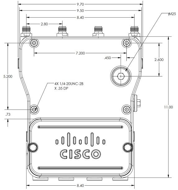 IW6300 Pole/Wall Mount Kit, Stainless Steel (wet climates)_2