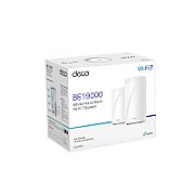 TP-LINK DECO BE85(2-PACK) Sistem Mesh WI-FI 7, BE19000, TRI-BAND, Standarde wireless: IEEE 802.11be/ax 6 GHz, IEEE 802.11be/ax/ac/n/a 5 GHz, IEEE 802.11be/ax/n/b/g 2.4 GHz, Viteze wireless: BE19000 6 GHz: 11520 Mbps (802.11be), 5 GHz: 5760 Mbps (802.11be), 2.4 GHz: 1376 Mbps (802.11be), 8 x antene_2