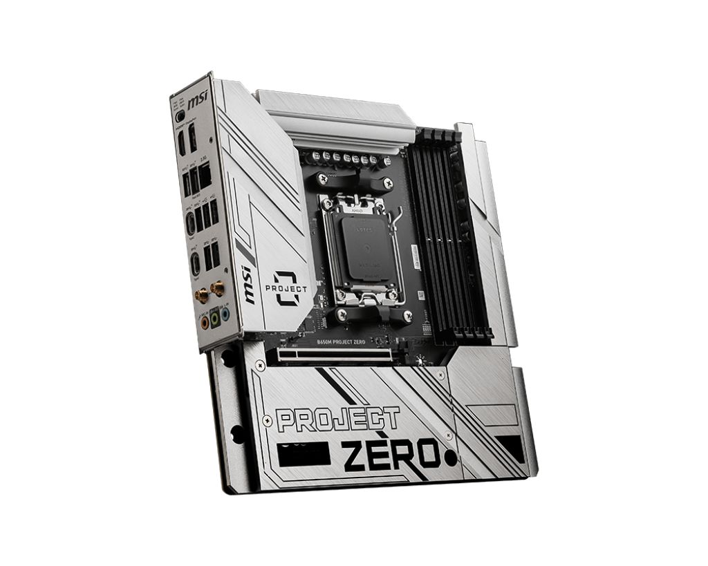 B650M PROJECT ZERO, Socket AM5, DDR5, Wi-Fi, BT, mATX_3