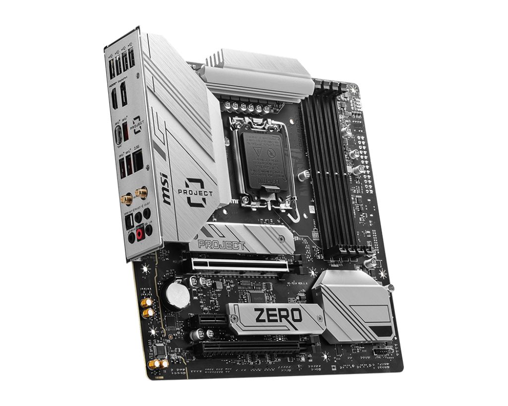 B760M PROJECT ZERO, Socket LGA1700, DDR5, Wi-Fi, BT, mATX_3