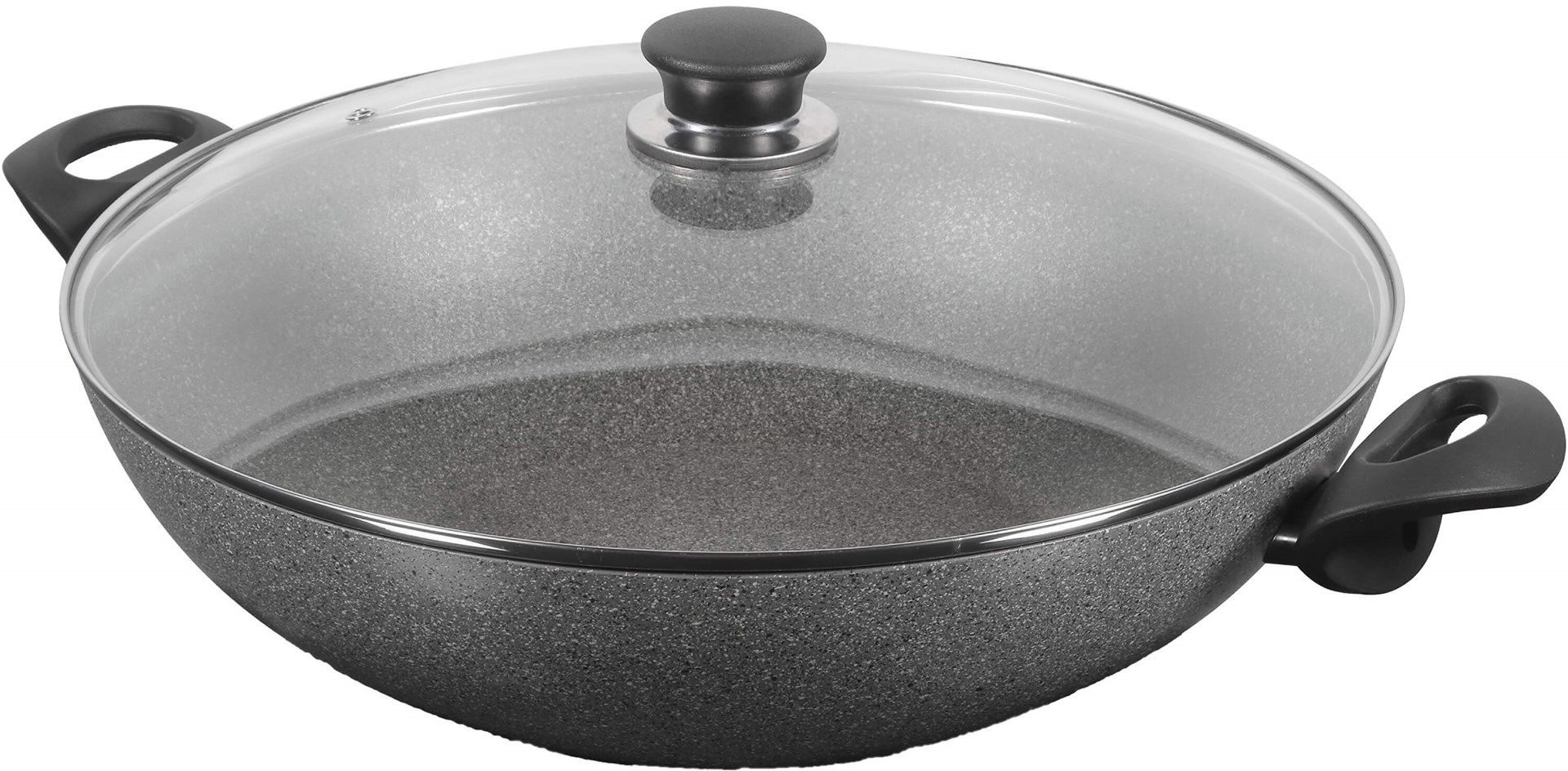 BALLARINI Ferrara Wok frying pan with 2 granite handles 36 cm FERR8KD.36D_3