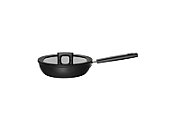 FISKARS CHEF'S FRYING PAN 24 cm WITH LID HARD FACE_1