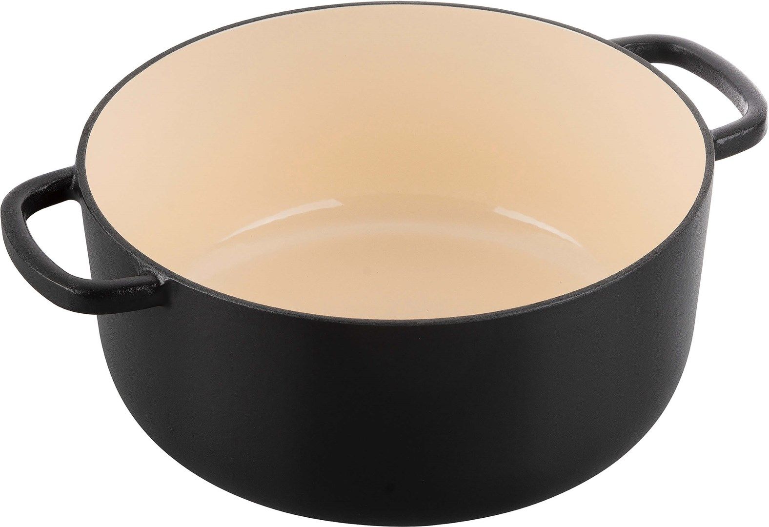 Ballarini Bellamonte Round Cast Iron Pot - Black  5.5 ltr_4