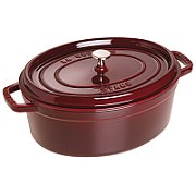 Staub oval cast iron pot - Grenadine  5.5 ltr_1