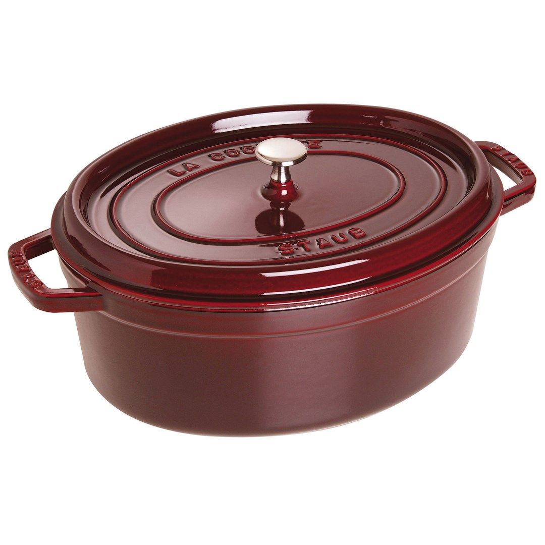 Staub oval cast iron pot - Grenadine  5.5 ltr_2