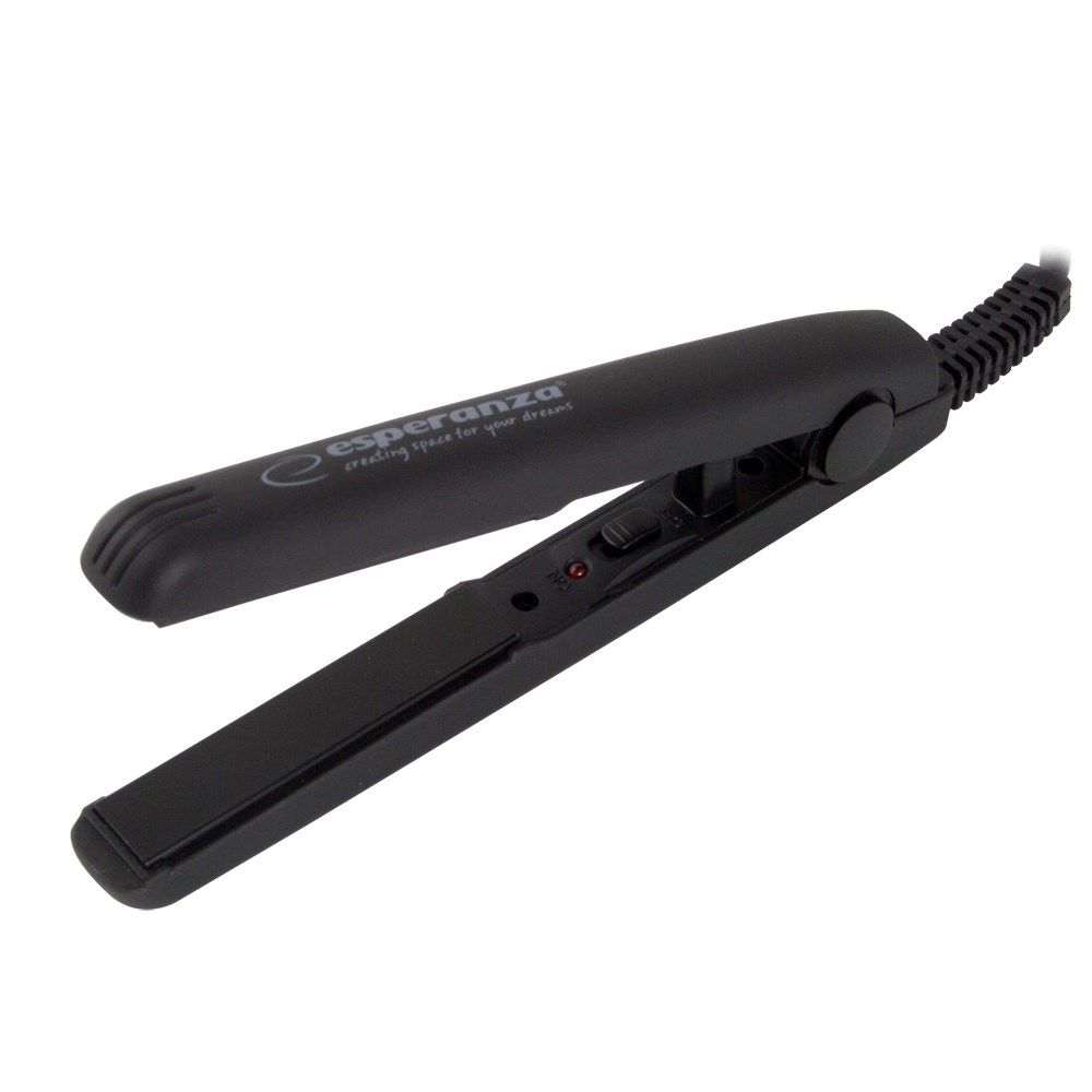 Esperanza EBP008 hair styling tool Straightening iron Warm Black 22 W_2