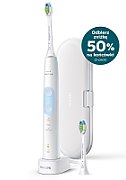 Philips | HX6859/29 | Sonicare ProtectiveClean 5100 Electric Toothbrush | Rechargeable | For adults | ml | Number of heads | White/Light Blue | Number of brush heads included 2 | Number of teeth brushing modes 3 | Sonic technology_2