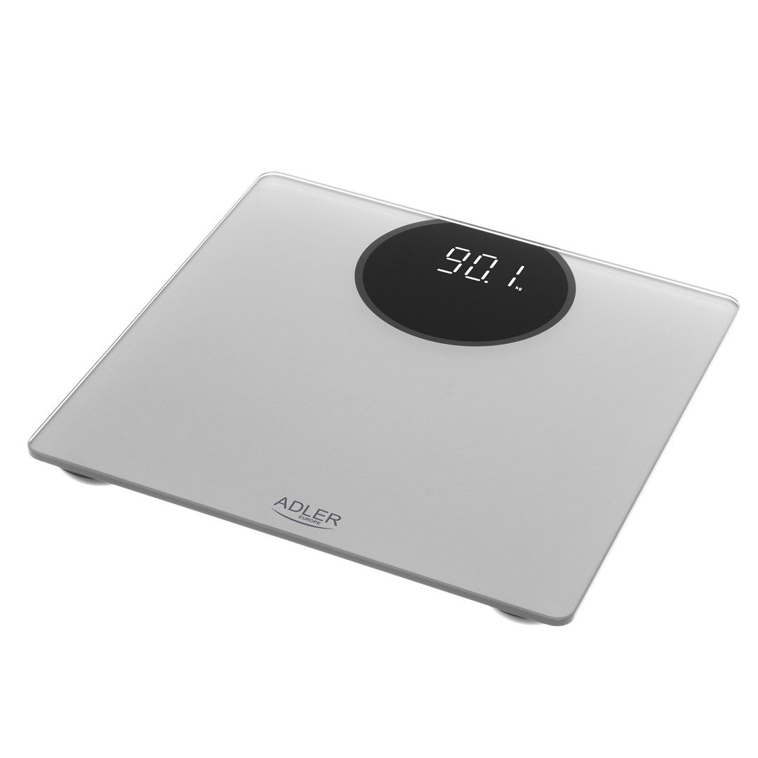 Adler | Bathroom scale | AD 8175 | Maximum weight (capacity) 180 kg | Accuracy 100 g | Silver_2