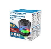 Esperanza EP154 BT FM LED RGB Speaker Black 3W_2