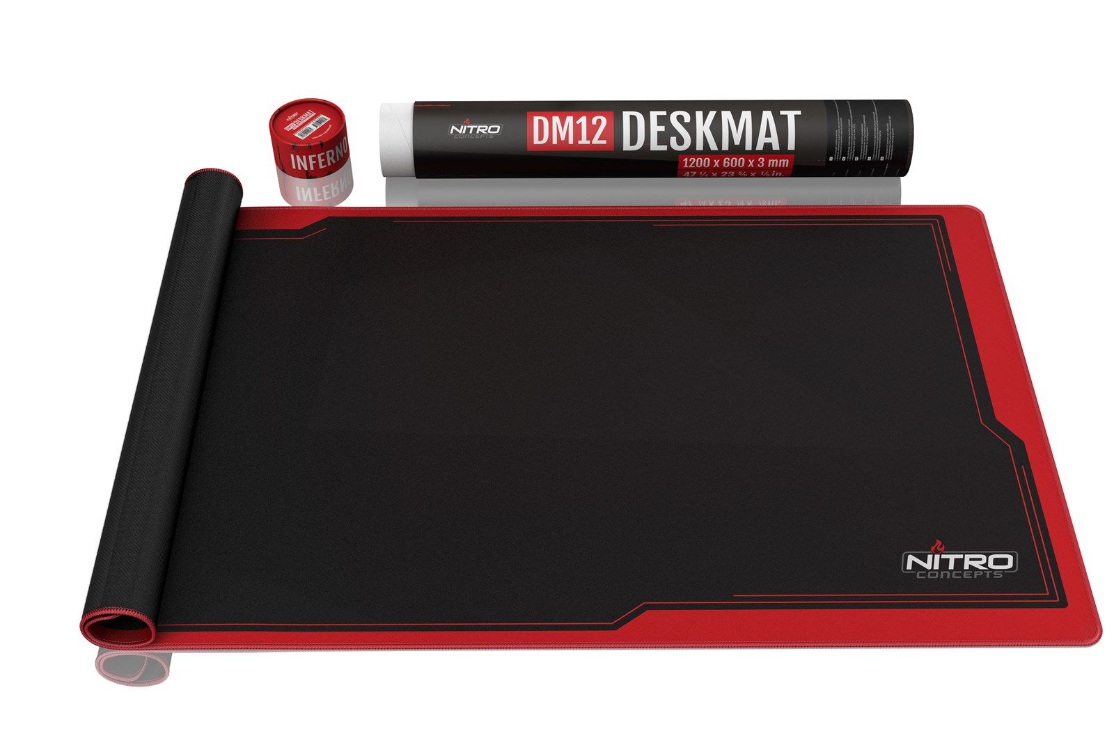 Nitro Concepts DM12 Gaming mouse pad Black  Red_2