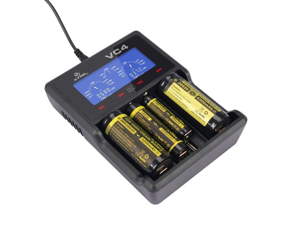 XTAR VC4SL battery charger to Li-ion / Ni-MH / Ni-CD 18650_4