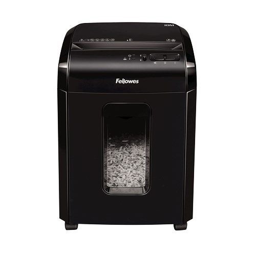 Fellowes Powershred 10M paper shredder Micro-cut shredding Black_2