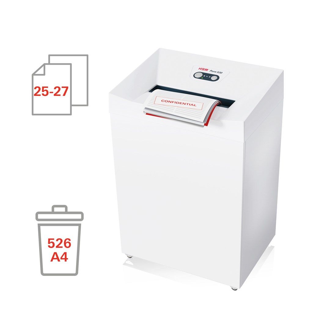 HSM Pure 530 shredder  80 l  5 8 mm_4