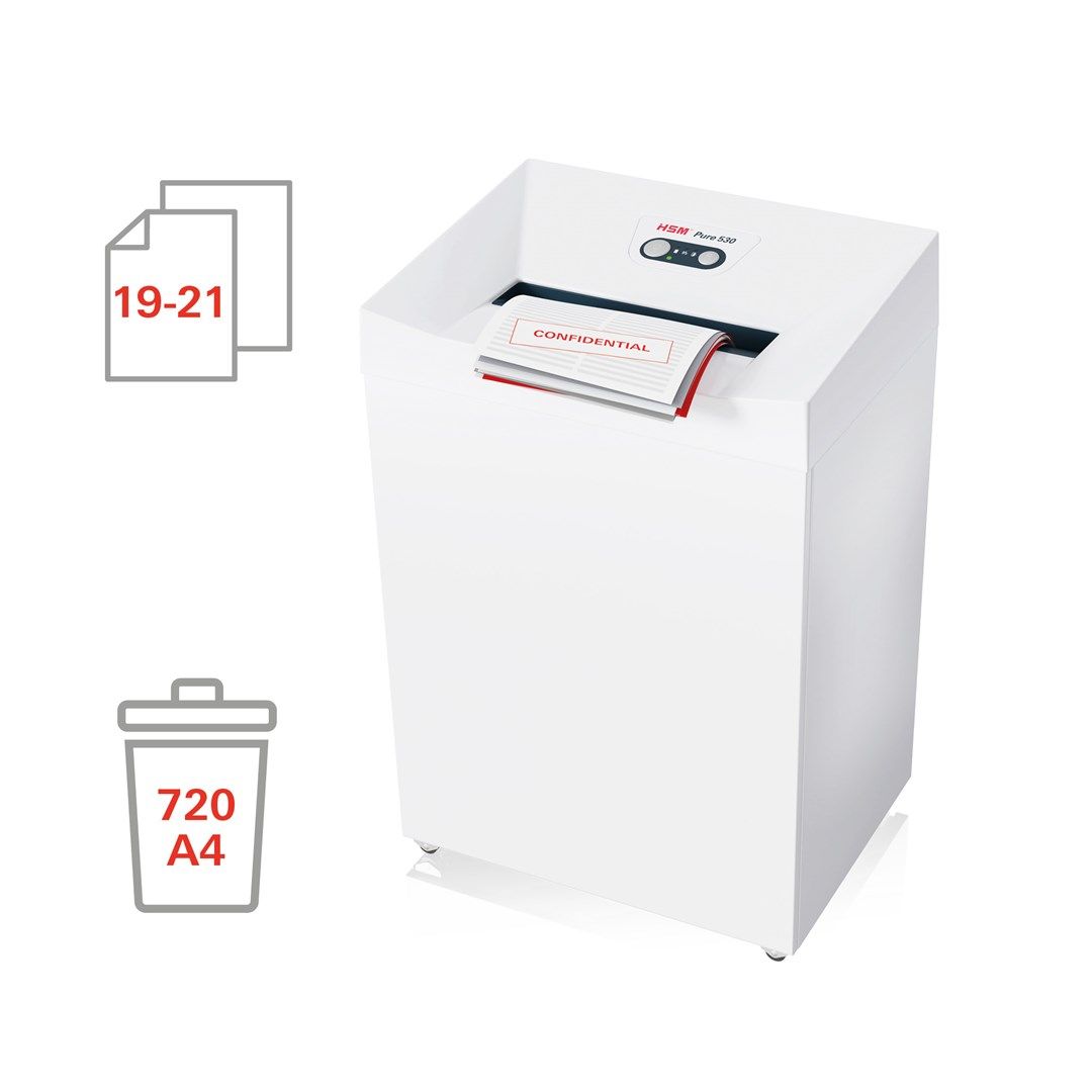 HSM Pure 530 shredder  80 l  3 9 mm_4