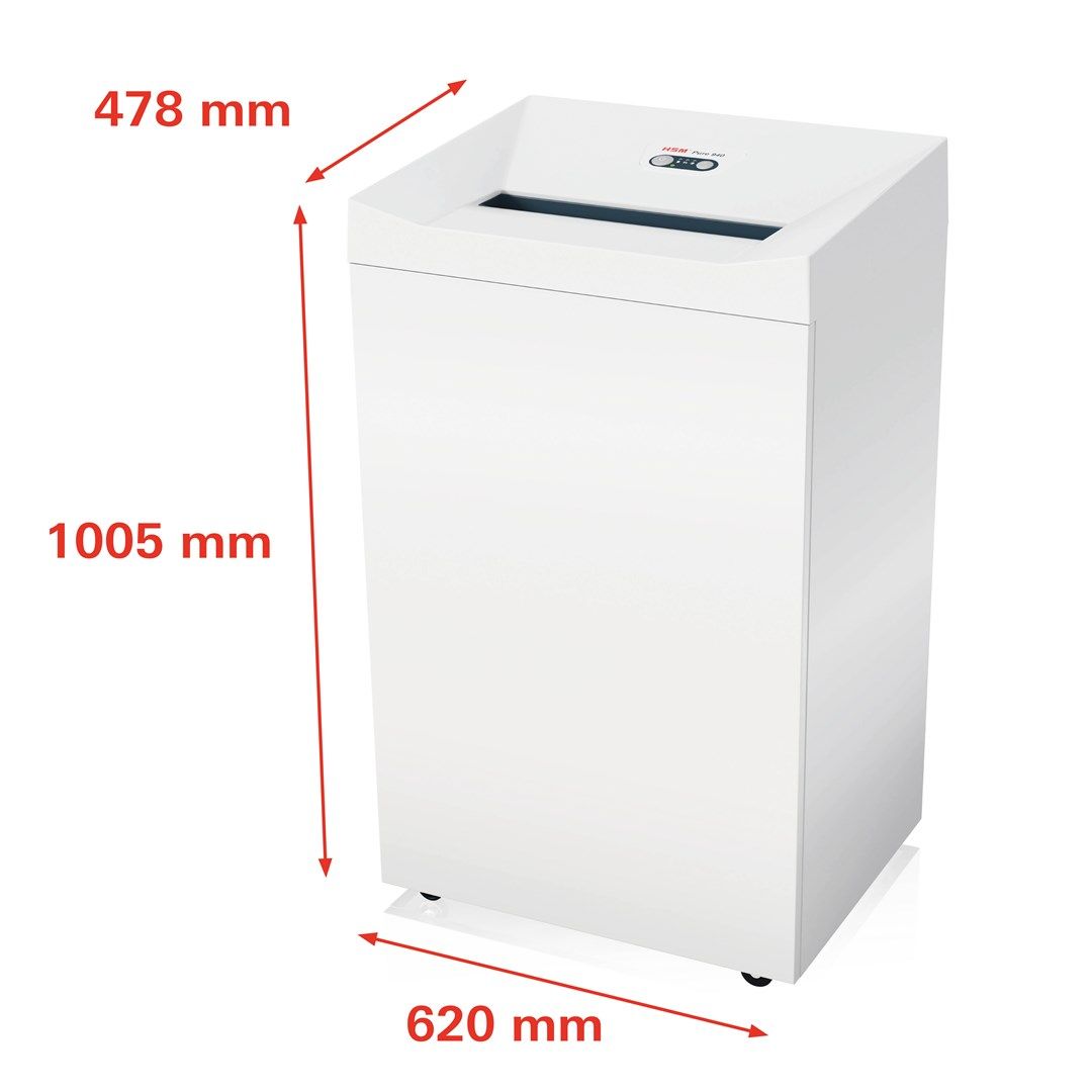 HSM Pure 940 shredder  165 l  3 9x40 mm_3