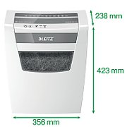 Leitz IQ Home Office P-4 paper shredder Particle-cut shredding 22 cm White_4