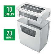 Leitz IQ Home Office P-4 paper shredder Particle-cut shredding 22 cm White_5