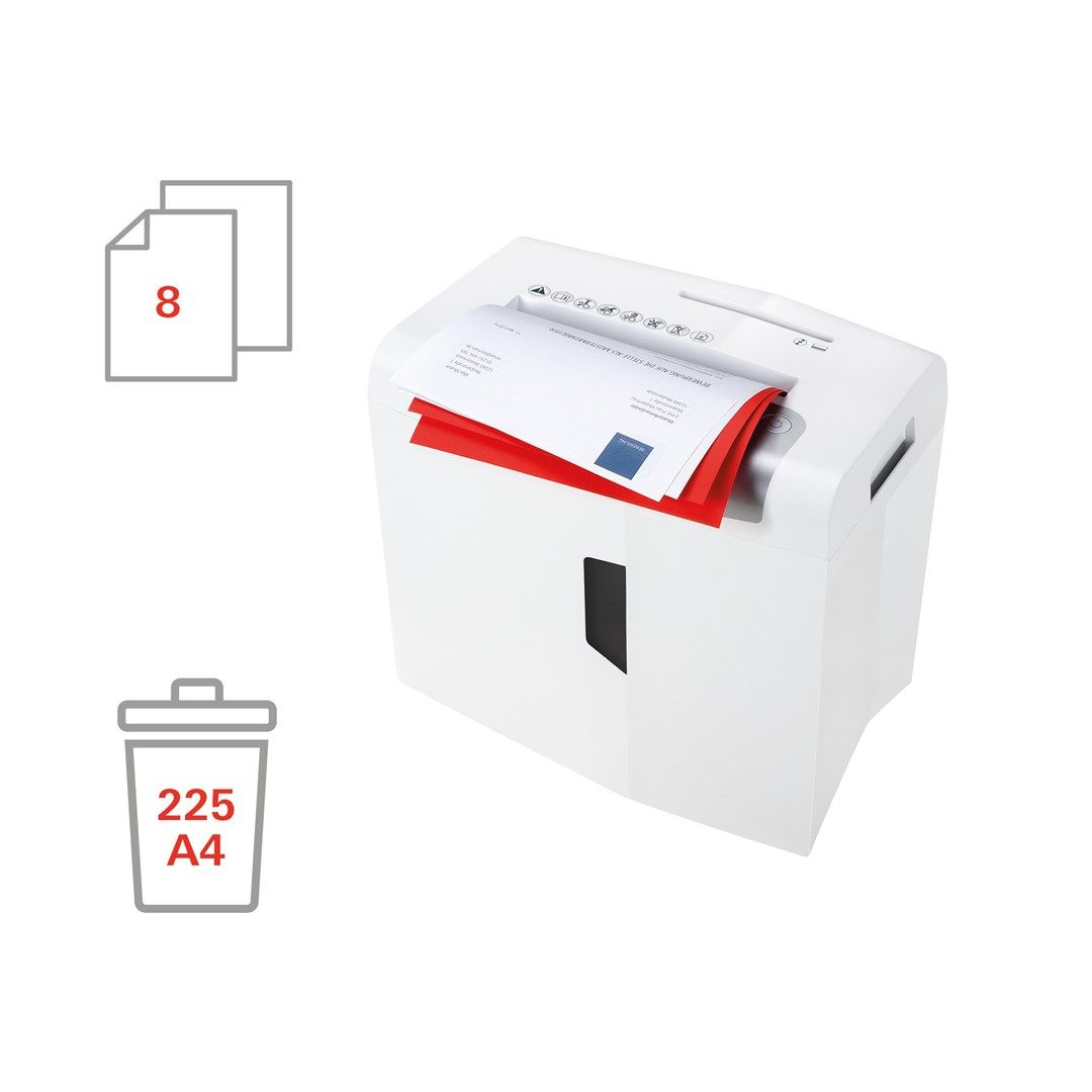 HSM shredstar X8 document shredder  4.5 x 30 mm + separate CD-cutting mechanism_4