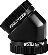 PHANTEKS Glacier Hard-Tube Adapter 2x 16mm 45 degrees - black_1