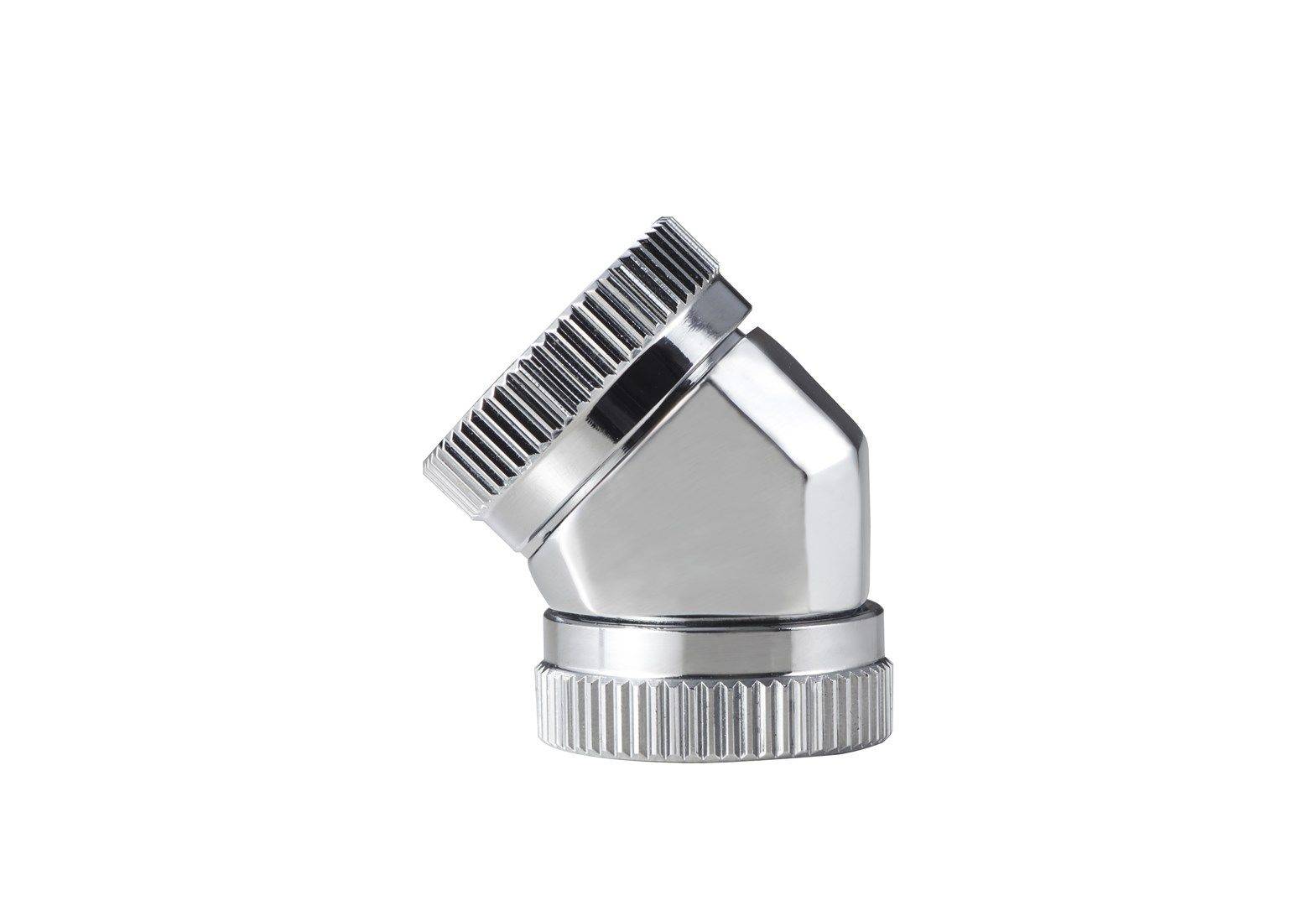 PHANTEKS Hard-Tube Adapter 2x 12mm 45 degrees - chrome_6