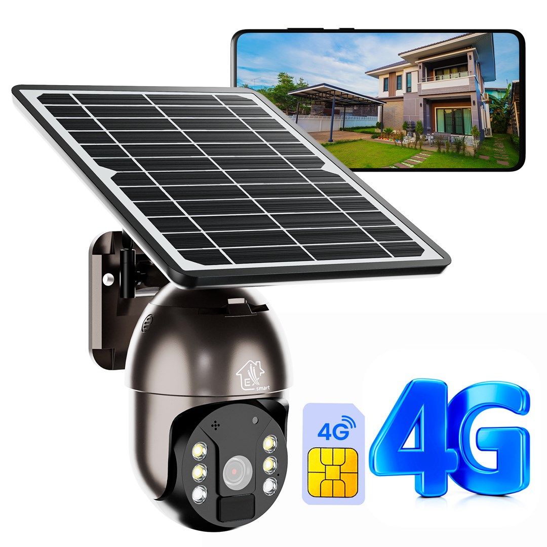 Extralink 3G/4G/LTE camera Mystic 4G PTZ with solar panel 8W  1080p  IP66  4x 18650 battery_14