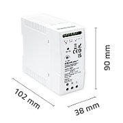 Qoltec 50885 Stable DIN Rail Power Supply with UPS function | 40W_6