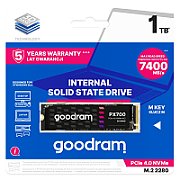 Goodram PX700 SSD SSDPR-PX700-01T-80 internal solid state drive M.2 1.02 TB PCI Express 4.0 3D NAND NVMe_3