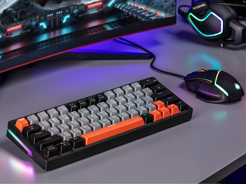 Mechanical keyboard Tracer GAMEZONE EVO1 HOT SWAP 63 (Grey) TRAKLA47297_13