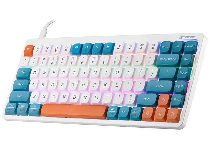 Mechanical keyboard Tracer FINA 84 White/Blue (Outemu Red Switch) TRAKLA47309_14