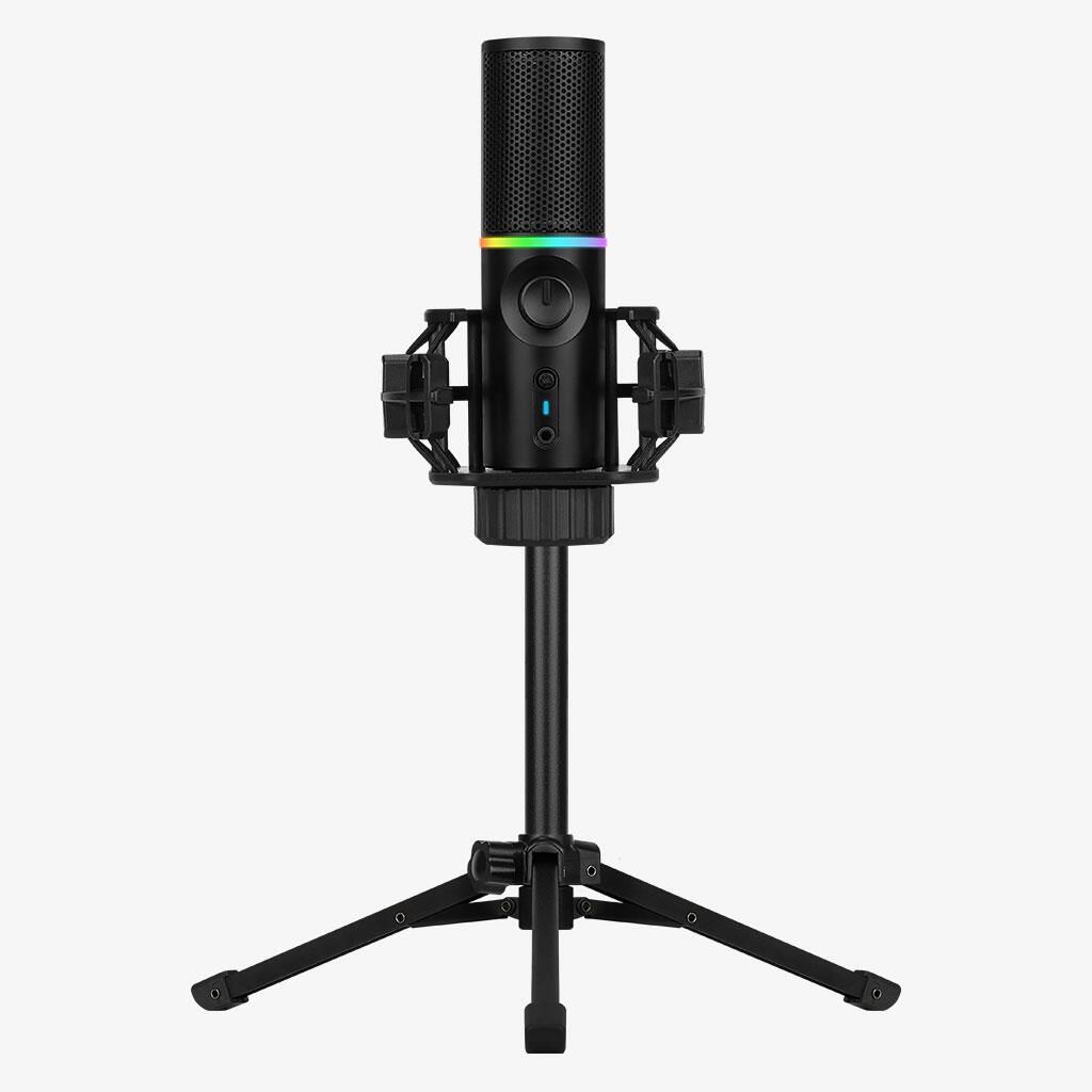 Streamplify MIC RGB Microphone  USB-A  black - tripod incl._5