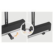 Maclean MC-914 Universal Soundbar Mount Speaker Holder Mounting Under TV up to 15kg VESA Space Saving_7