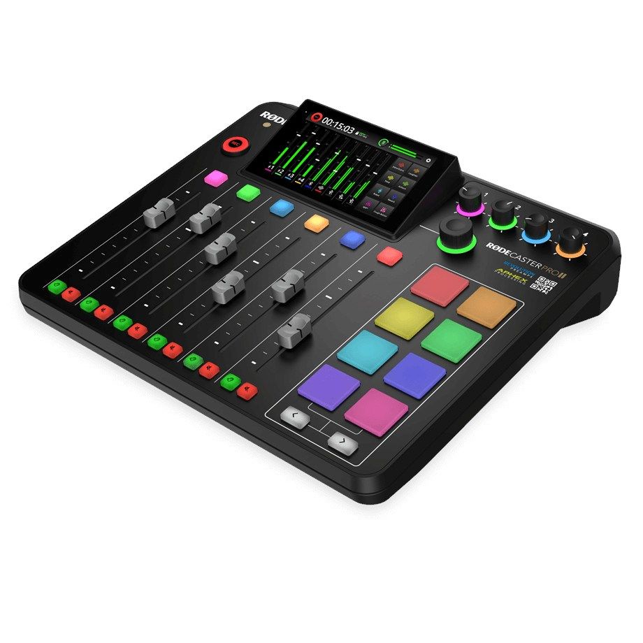 RODECaster Pro II Podcast production studio Music production station Black_2