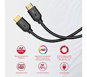 UNITEK HDMI CABLE 2.0 4K 60HZ 1.5M C11079BK-1.5M_5