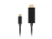 LANBERG CABLE USB-C(M)->HDMI(M) 3M 4K 60HZ BLACK_1