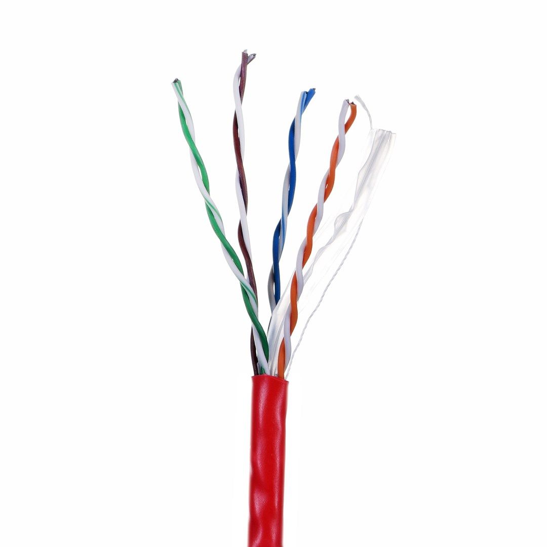 LANBERG UTP CABLE 1GB/S 305M CCA WIRE RED_2