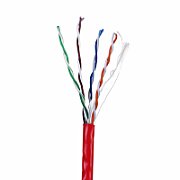 LANBERG UTP CABLE 1GB/S 305M CCA WIRE RED_2